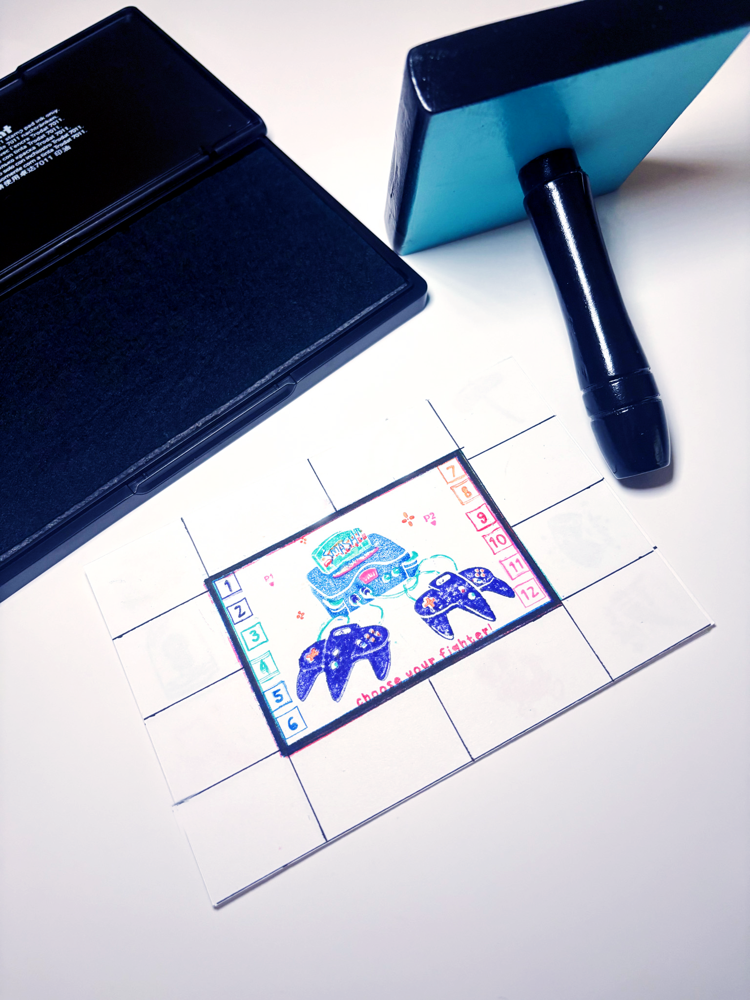 Layering stamp